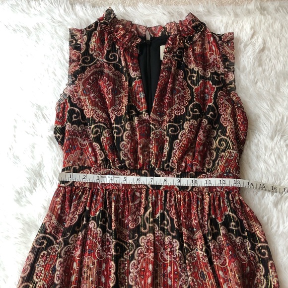 Kate Spade Metallic Medallion Silk Dress - Picture 8 of 11